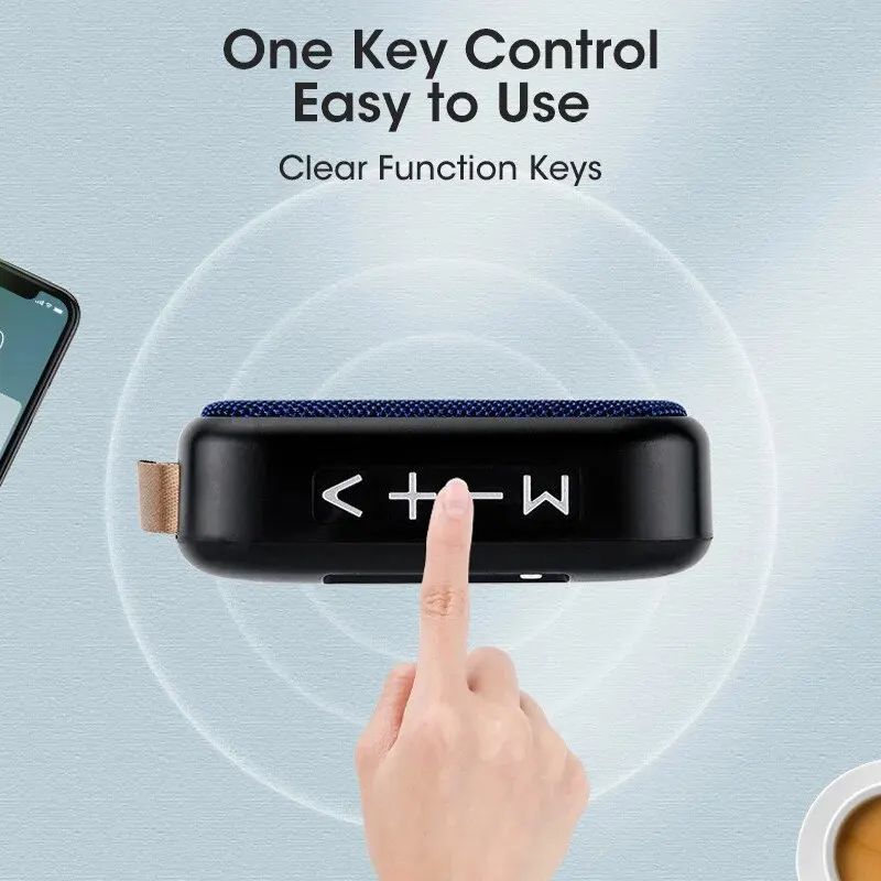Mini Wireless Bluetooth Speaker Outdoor Portable Subwoofer With FM Stereo USBTF Card Playback Recha 2
