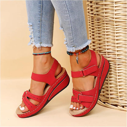 Womens Soft SlipOn Open Toe Walking Sandals  2024 Summer Comfort Footwear 6