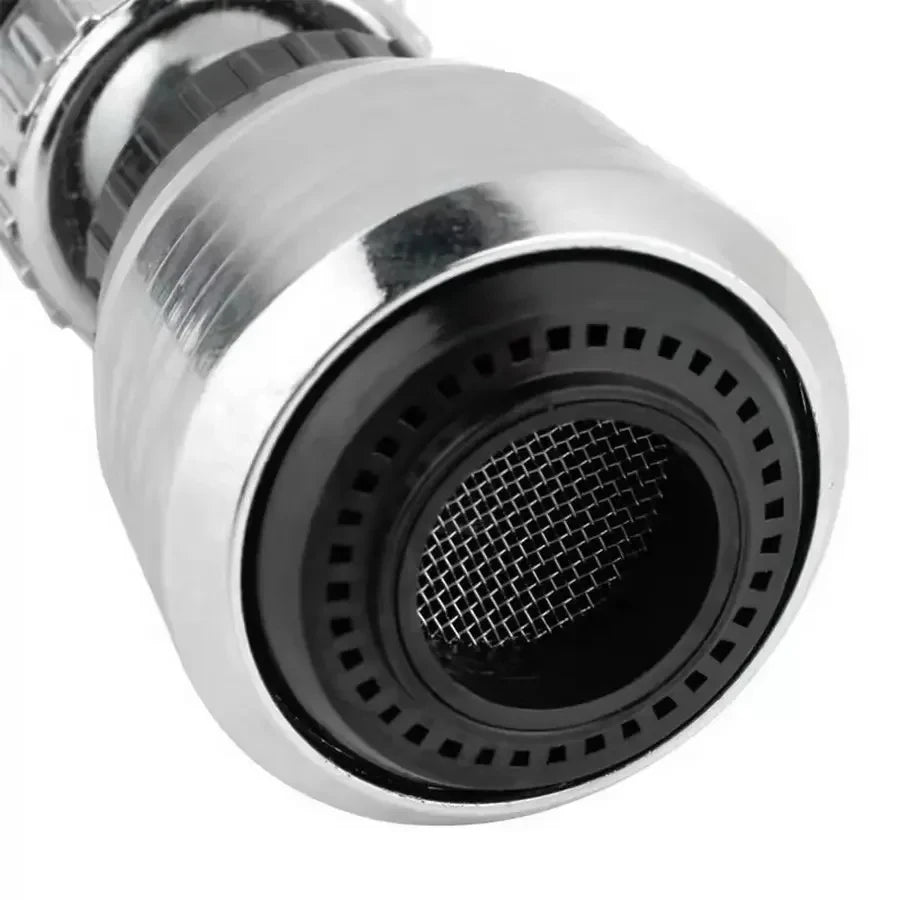 360° Rotating Stainless Steel Kitchen Faucet Sprinkler, Water-Saving Splash-Proof Extender Bubbler