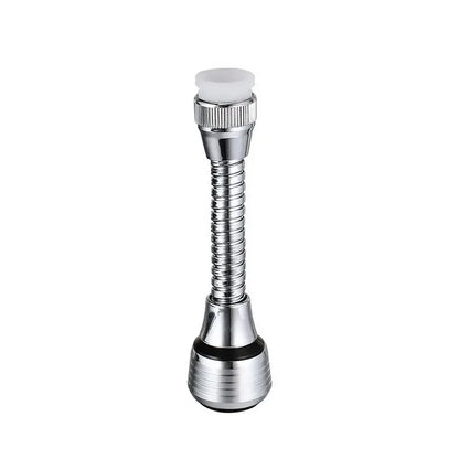 360° Rotating Stainless Steel Kitchen Faucet Sprinkler, Water-Saving Splash-Proof Extender Bubbler