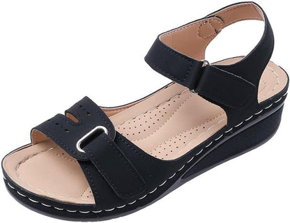 Womens Soft SlipOn Open Toe Walking Sandals  2024 Summer Comfort Footwear 5