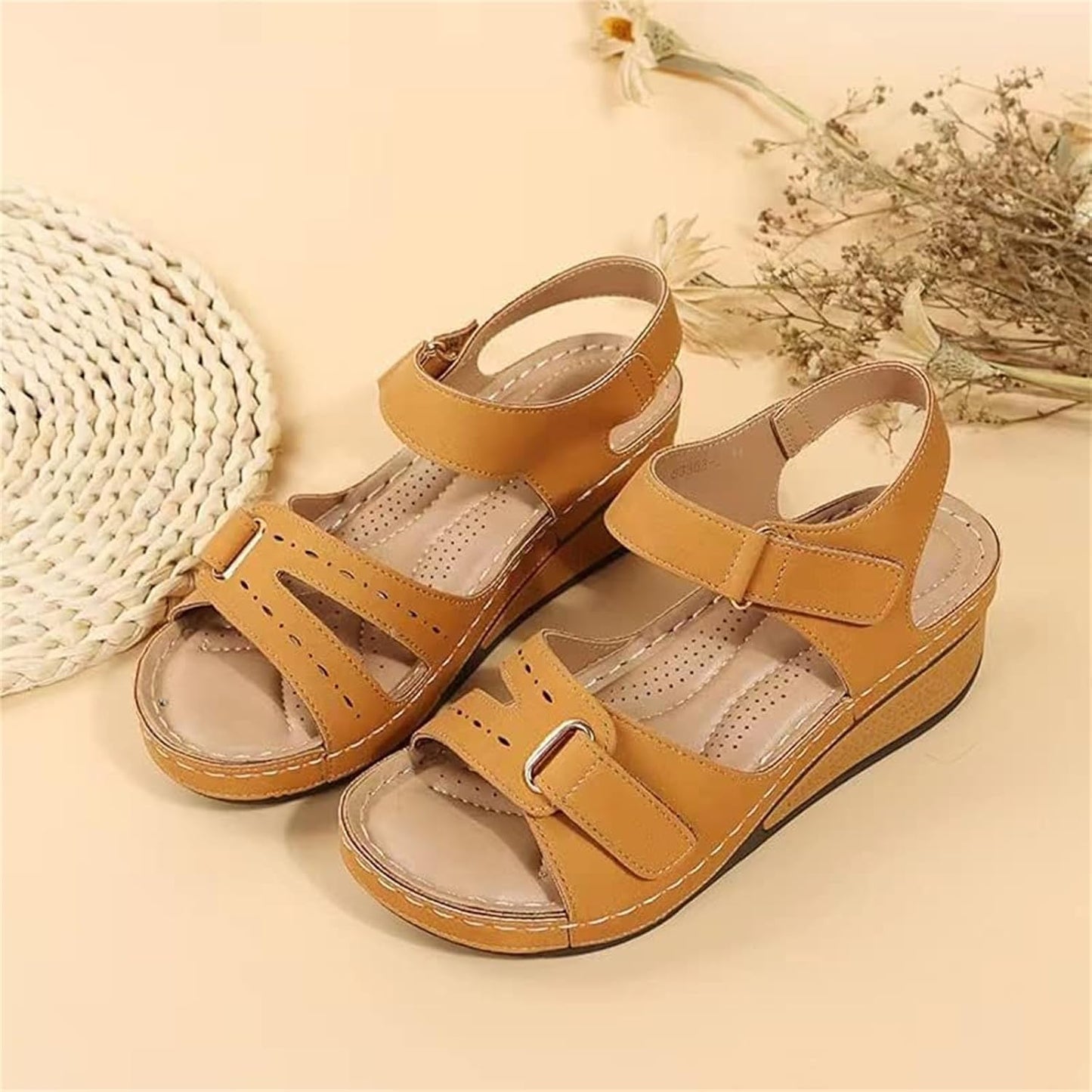 Womens Soft SlipOn Open Toe Walking Sandals  2024 Summer Comfort Footwear 10