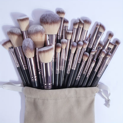 Professional Cosmetic Brushes Collection High-Quality Makeup Tools for Seamless Blending & Precision