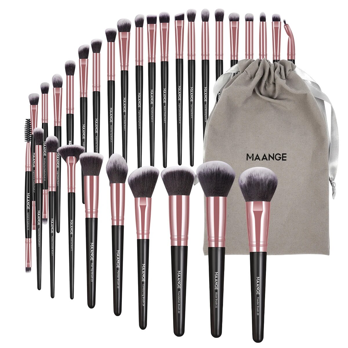 Professional Cosmetic Brushes Collection HighQuality Makeup Tools For Seamless Blending  Precision 1