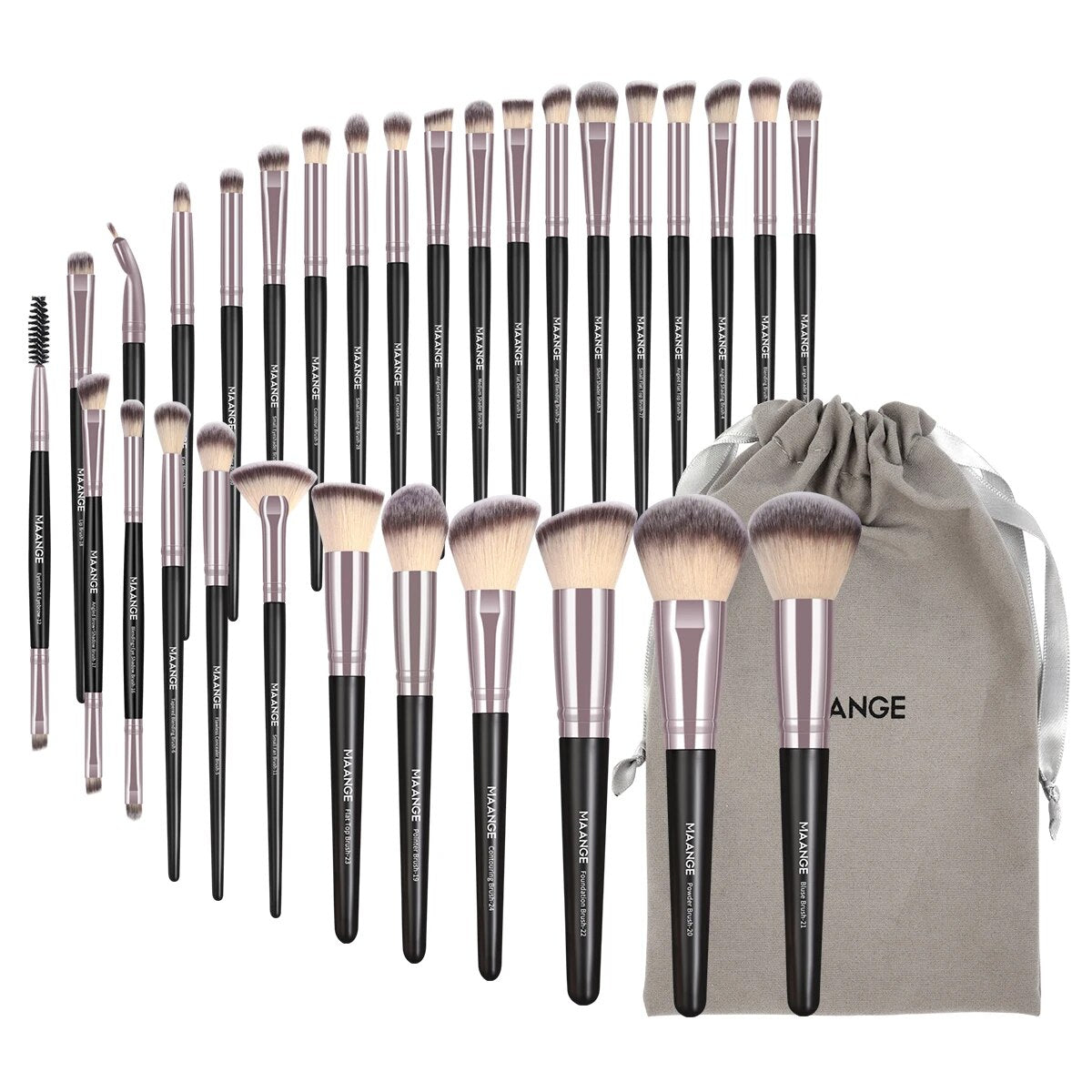 Professional Cosmetic Brushes Collection HighQuality Makeup Tools For Seamless Blending  Precision 1