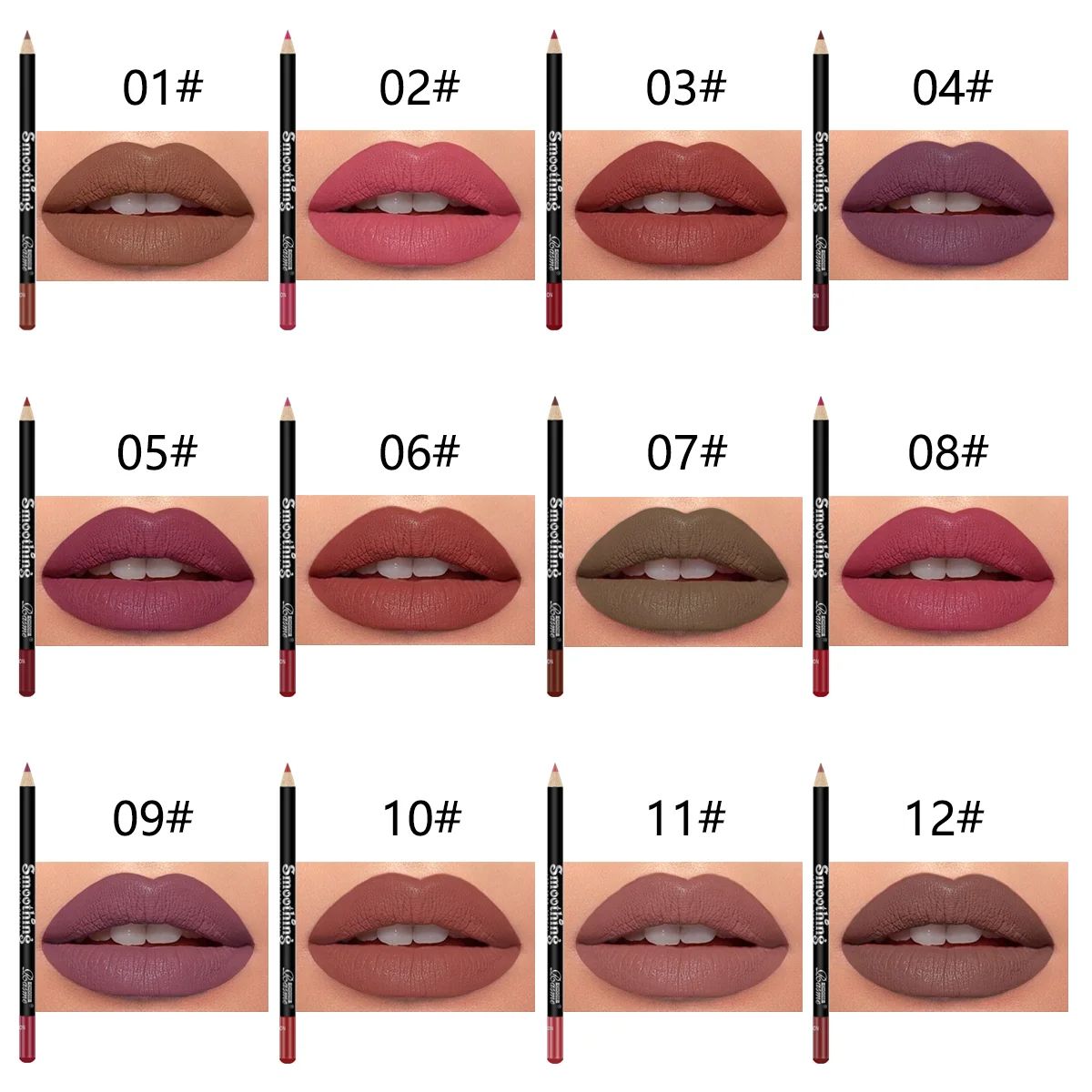 Lipstick And Lip Liner Set LongLasting Matte Lip Gloss Kit For Women  Perfect Valentines Day Gift 5