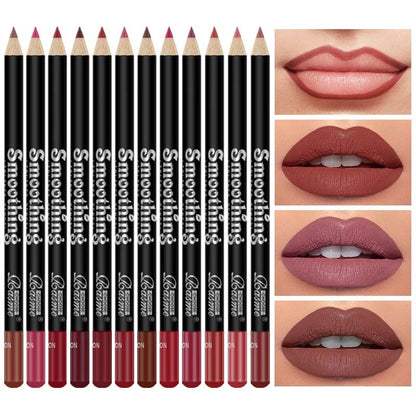Lipstick And Lip Liner Set LongLasting Matte Lip Gloss Kit For Women  Perfect Valentines Day Gift 1