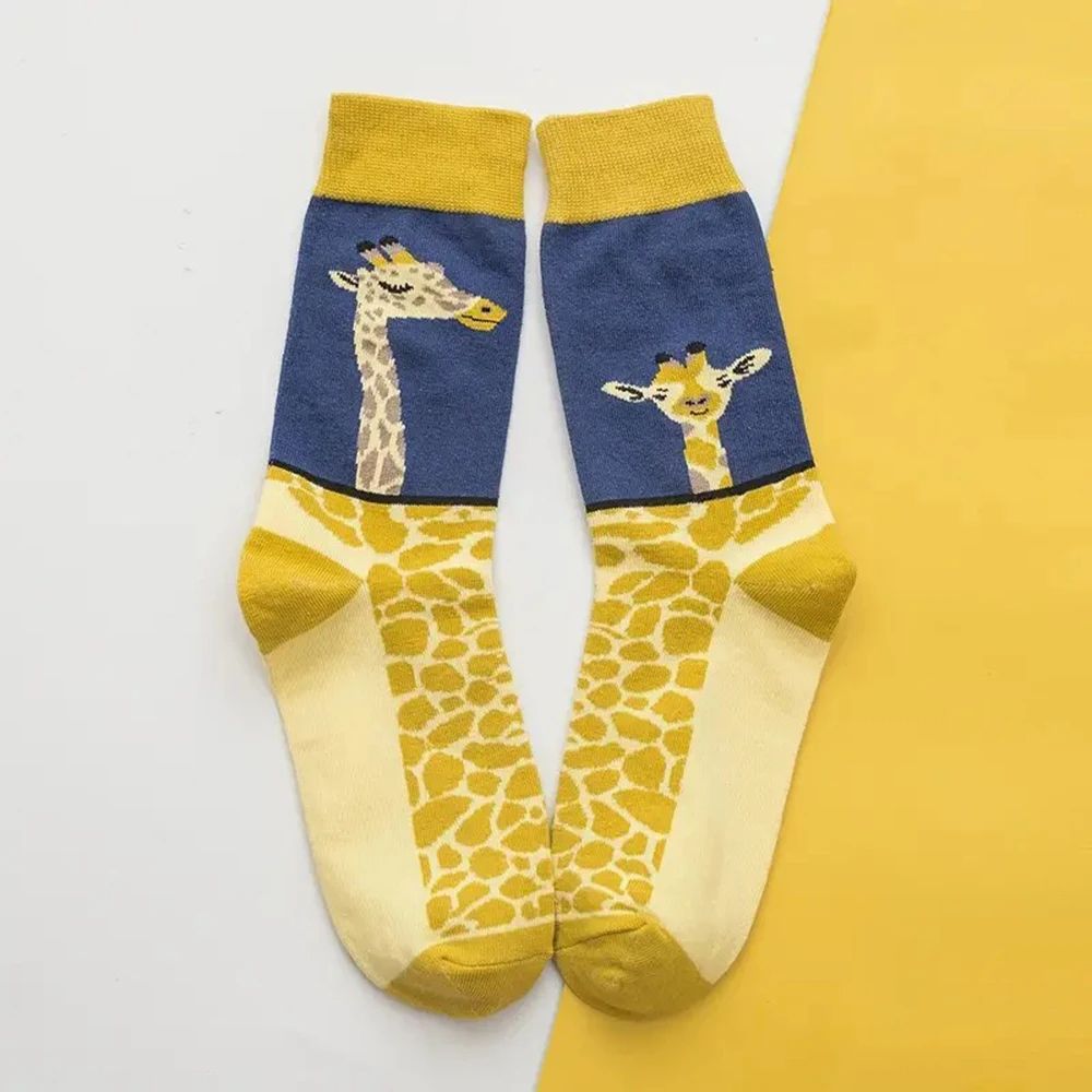 Cartoon Women Socks Funny Goose Design Soft Breathable Comfortable Cute Casual Fashionable  Versati 6