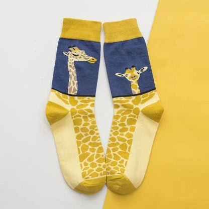 Cartoon Women Socks Funny Goose Design Soft Breathable Comfortable Cute Casual Fashionable  Versati 6