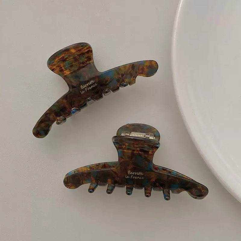 Elegant Vintage Hair Clips for Women High-Quality Acetate Hair Claw Clip