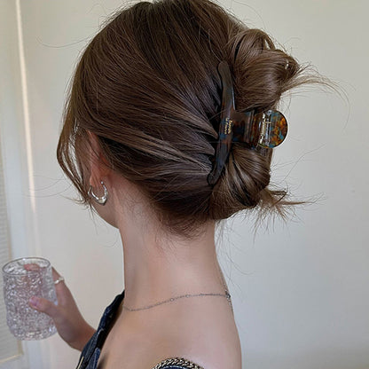 Elegant Vintage Hair Clips for Women High-Quality Acetate Hair Claw Clip