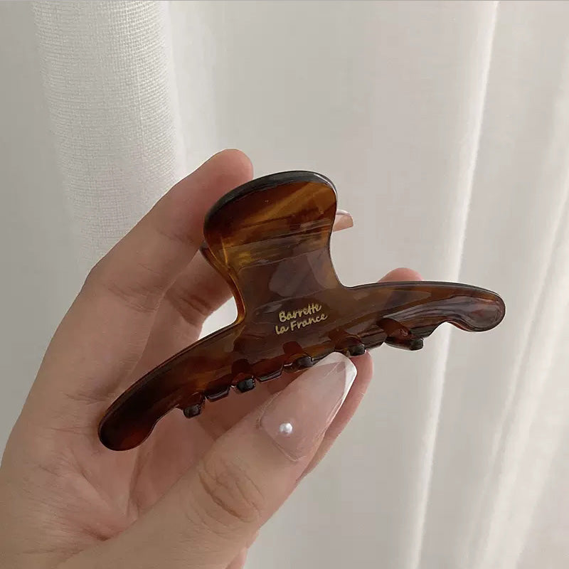 Elegant Vintage Hair Clips for Women High-Quality Acetate Hair Claw Clip