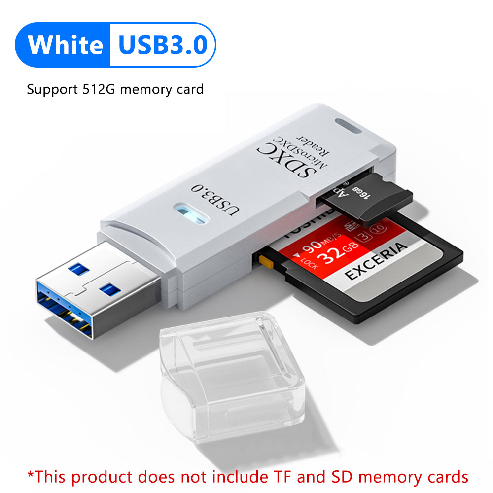 Dual Slot USB 30 Card Reader HighSpeed Micro TF  SD Adapter For Laptop  PC Accessories 6