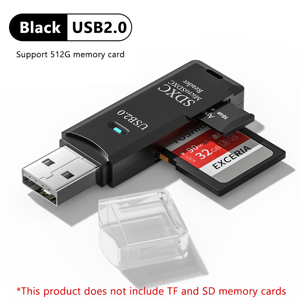Dual Slot USB 30 Card Reader HighSpeed Micro TF  SD Adapter For Laptop  PC Accessories 7
