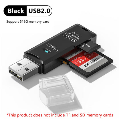 Dual Slot USB 30 Card Reader HighSpeed Micro TF  SD Adapter For Laptop  PC Accessories 7