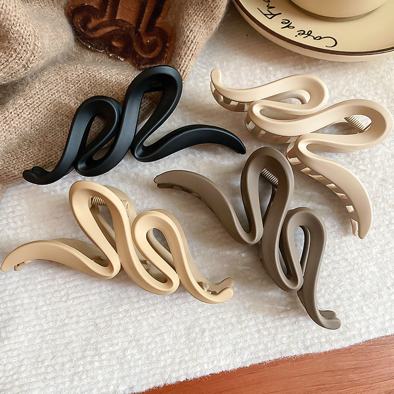 Acrylic Shark Clip Hair Claws French-Inspired Hair Jewelry for Women