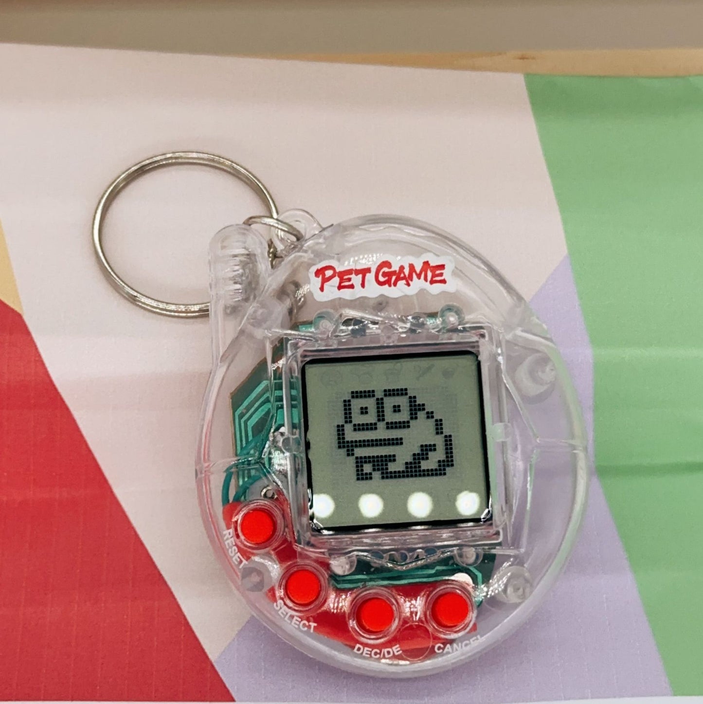 Transparent Electronic Pets Nostalgic 168 In 1 Virtual Cyber Pet Toy With Pixel Play Funny Retro Gi 9