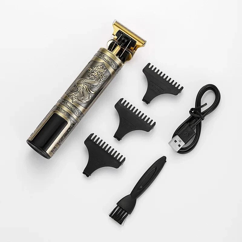 Rofessional T9 Hair Clipper ThreeSpeed Variable Gear Electric Shaver For Hair Trimming  Shaving 4