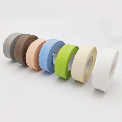 Waterproof PVC Shower Bath Sealing Tape Strips Self Adhesive Mold Proof Caulk Strip For Bathroom  K 5