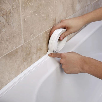 Waterproof PVC Shower Bath Sealing Tape Strips Self Adhesive Mold Proof Caulk Strip For Bathroom  K 1