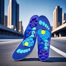 Magnetic Therapy Sports Insoles Massage Foot Slimming Acupressure Shoe Pads for Weight Loss and Anti-Fatigue Support