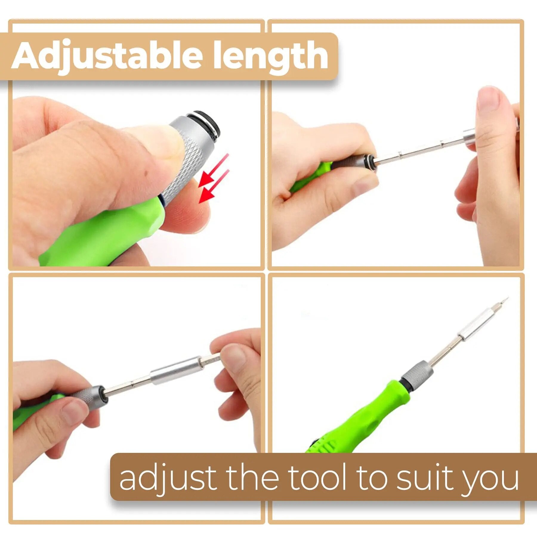 Mini 32-in-1 Precision Screwdriver Set, Magnetic Phillips Bits Repair Kit for Phone, Watch, Glasses & PC