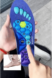 Magnetic Therapy Sports Insoles Massage Foot Slimming Acupressure Shoe Pads For Weight Loss And Ant 1