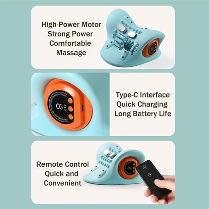 Electric Neck Massager With Airbag Traction And Infrared Heat 7