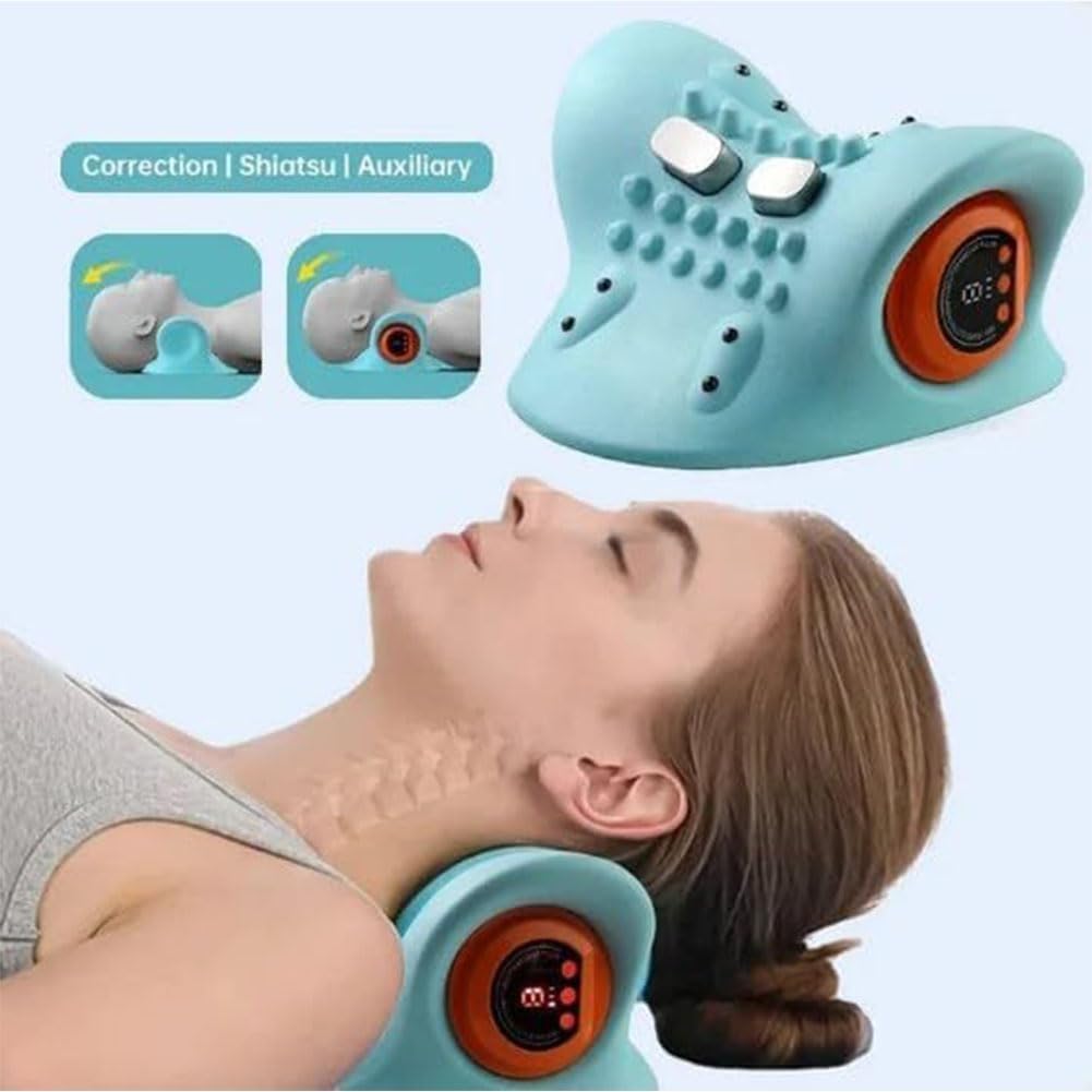 Electric Neck Massager With Airbag Traction And Infrared Heat 2