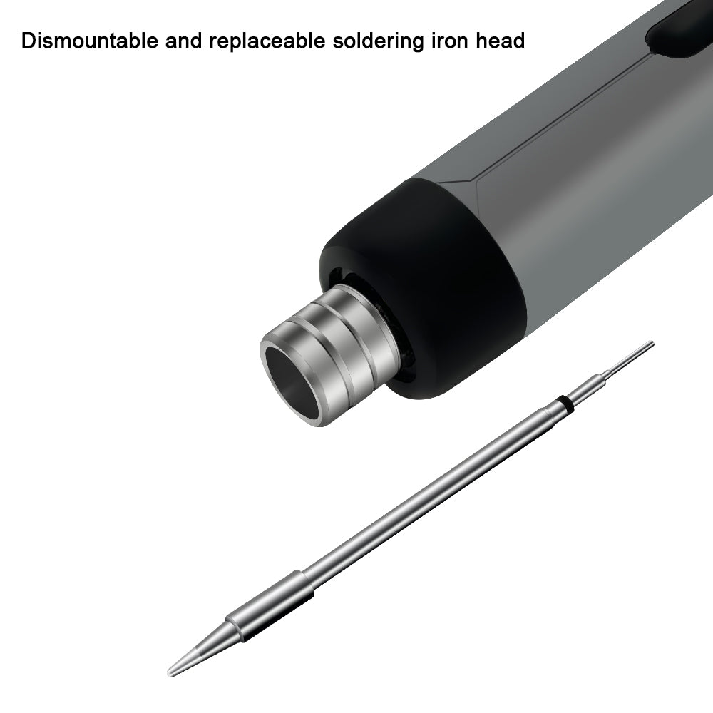Portable USB Soldering Iron Kit Mini Adjustable Temperature DIY Electronics Tool For Precision Repa