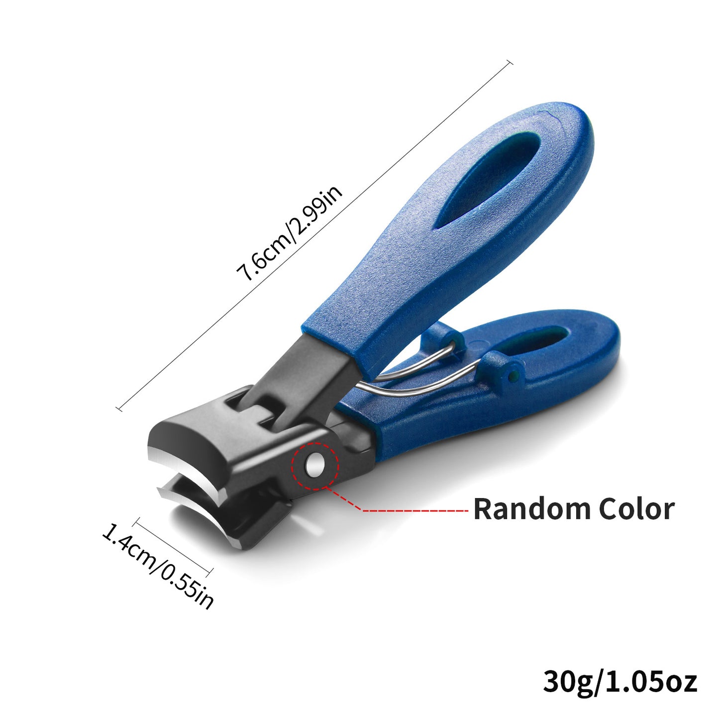 Large Jaw 8mm Opening Nail Clipper Thick  Hard Nail Cutter Stainless Steel Manicure Tool With Anti  9