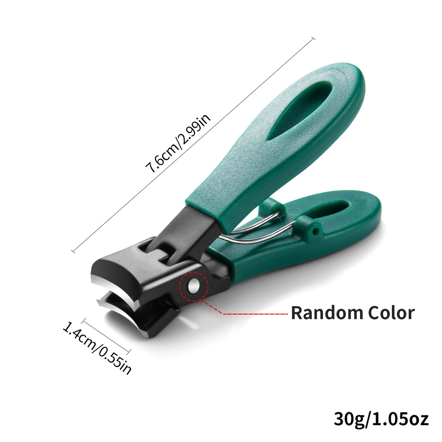 Large Jaw 8mm Opening Nail Clipper Thick  Hard Nail Cutter Stainless Steel Manicure Tool With Anti  10