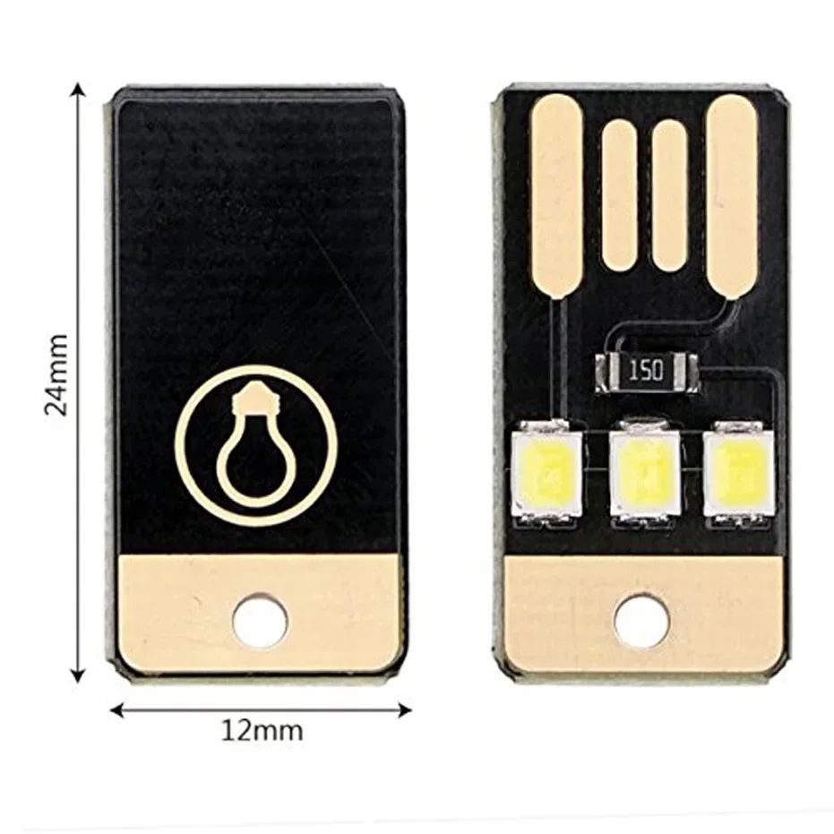 Mini USB LED Book Lights Night Lamps For Power Bank Laptop Computer 2