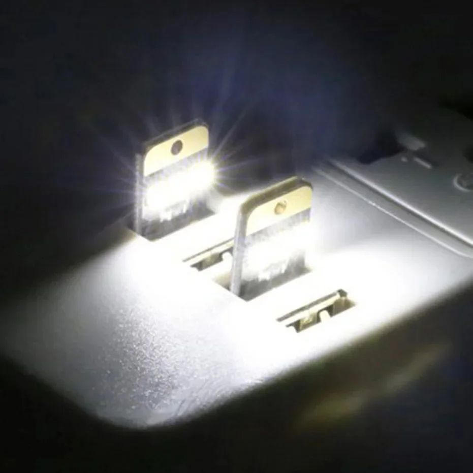 Mini USB LED Book Lights Night Lamps For Power Bank Laptop Computer 3