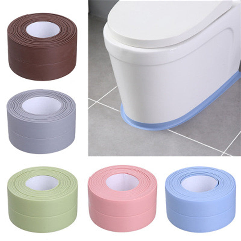 Waterproof Wall Stickers & Sealing Tapes Self Adhesive PVC Strips for Bathtub, Sink Edge, Kitchen & Bathroom Decor