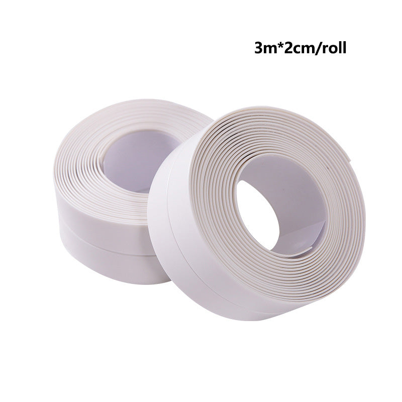 Waterproof Wall Stickers & Sealing Tapes Self Adhesive PVC Strips for Bathtub, Sink Edge, Kitchen & Bathroom Decor