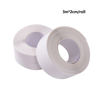 Waterproof Wall Stickers & Sealing Tapes Self Adhesive PVC Strips for Bathtub, Sink Edge, Kitchen & Bathroom Decor