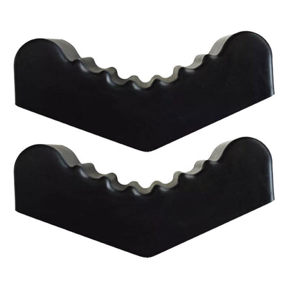 2PCS Car Slotted Jack Stand Rubber Pads 6 Ton Pinch Weld Floor Adapter Rail Grip For Safe Lifting 5