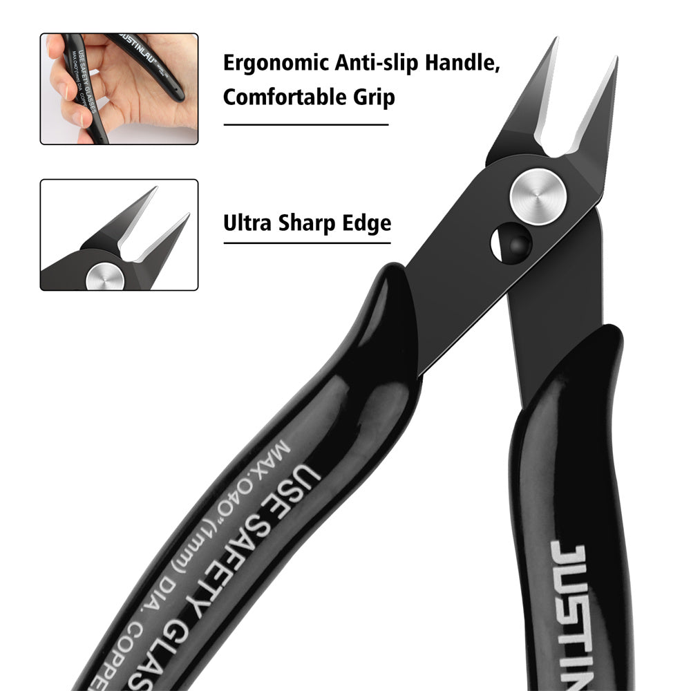 Mini Nose Cutting Plier Electrical Wire Cable Cutter Metal Side Snips Flush Pliers Durable Tool 2