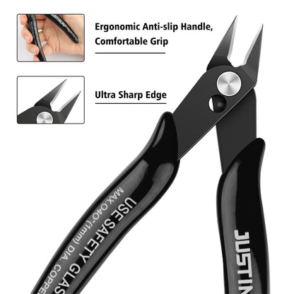 Mini Nose Cutting Plier Electrical Wire Cable Cutter Metal Side Snips Flush Pliers Durable Tool 2