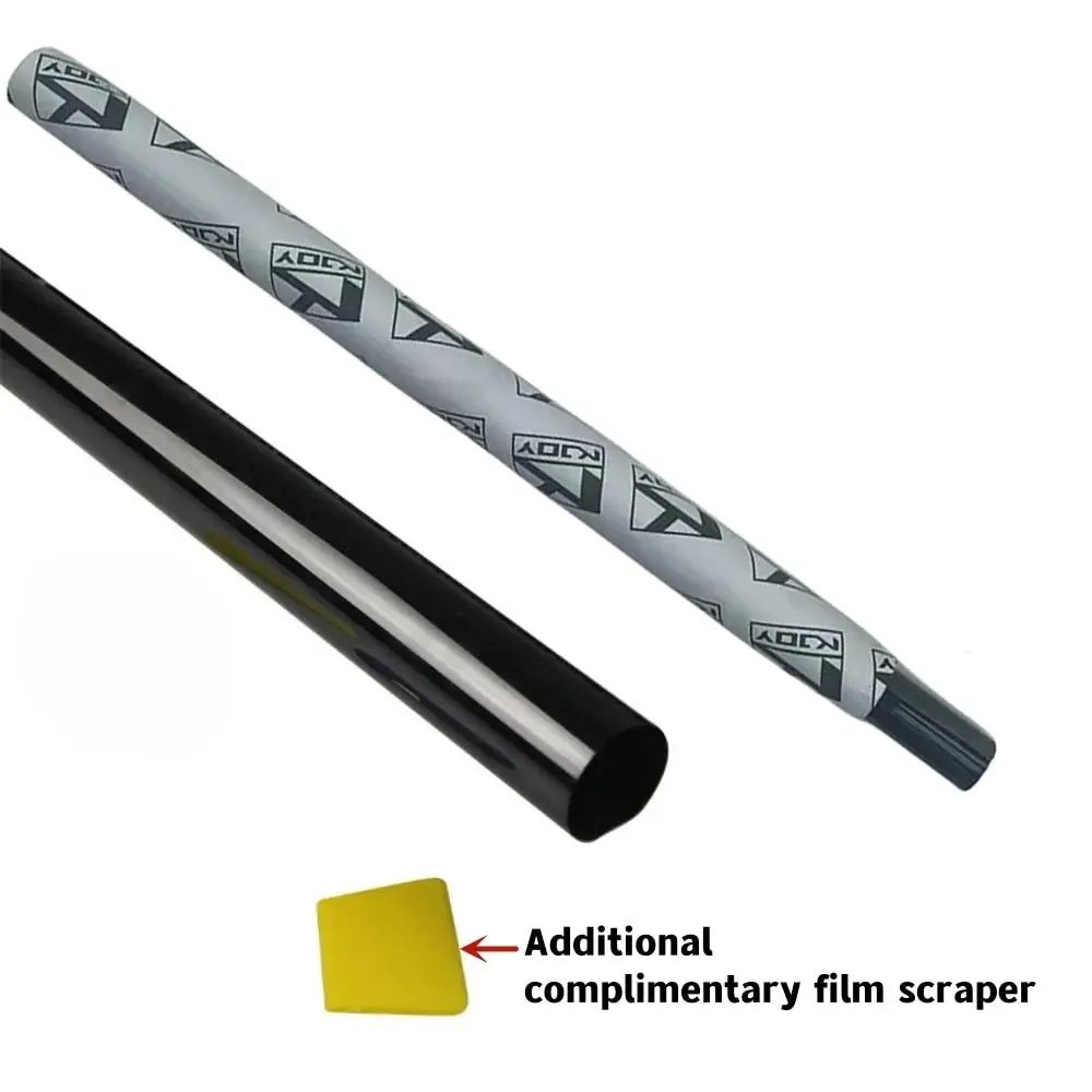 Car Window Tinting Film Black VLT Glass Solar UV Protector Heat Insulation Sticker Home Window Foil 5