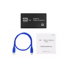 4K USB 30 HDMI Video Capture Card  1080P 60Hz HD Recorder For Gaming Streaming And Live Content Cre