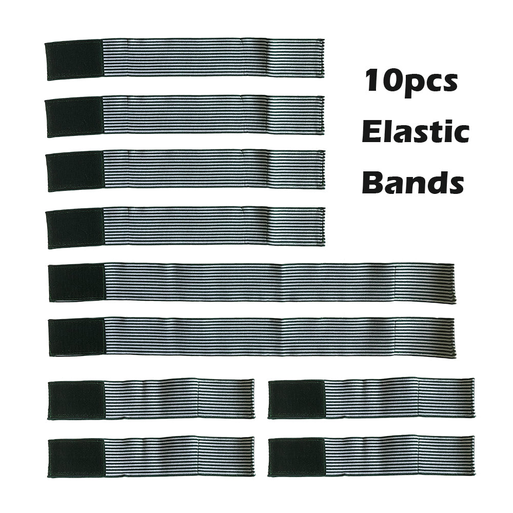 Adjustable EMS Electrode Pad Fixing Strap 10pcs Elastic Bands For Electro Muscle Stimulator TENS Bo 1