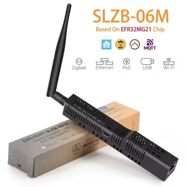 SMLIGHT SLZB06 Zigbee Adapter With Ethernet USB WiFi  PoE  Compatible With Zigbee2MQTT ZHA Home Ass 6