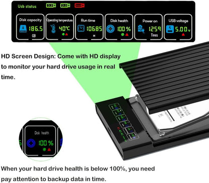 25 SATA To USB 31 Enclosure  HighSpeed 6Gbps Portable HDDSSD Case 7