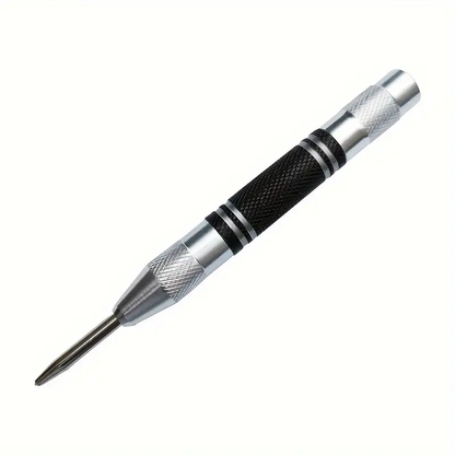 SpringLoaded Center Punch Tool Precision Hole Marker For Metal Wood  Steel 7
