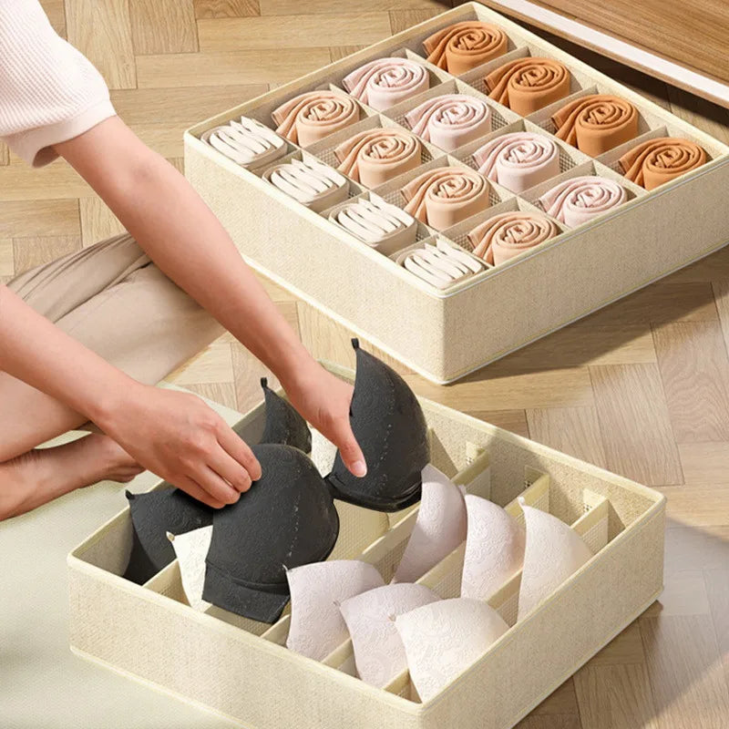 Sports Bra Underwear Organizer Storage Box, Panties & Socks Wardrobe Drawer Separator