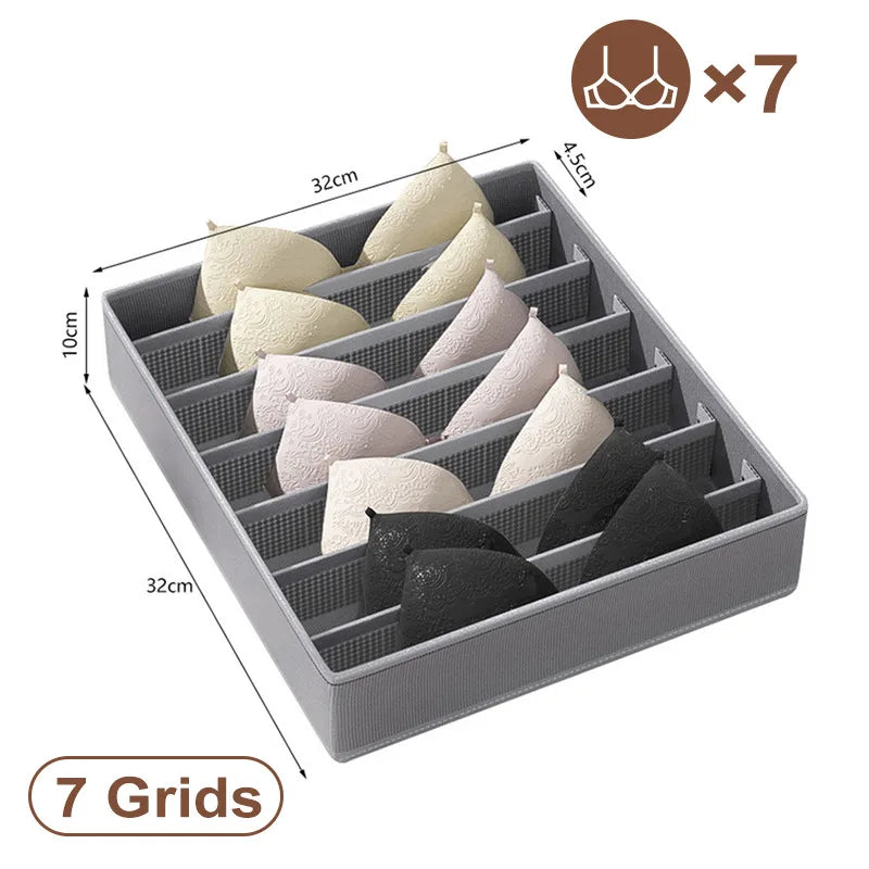 Sports Bra Underwear Organizer Storage Box Panties  Socks Wardrobe Drawer Separator 9