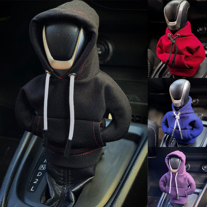 Gear Shift Mini Hoodie Cover Universal ManualAutomatic Car Shift Lever Decor 1