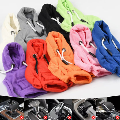 Gear Shift Mini Hoodie Cover Universal ManualAutomatic Car Shift Lever Decor 2